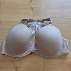 Soma Tan Bra with Lace Accent 38D